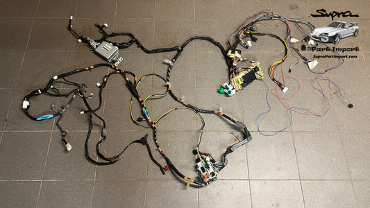 *RHD->LHD* JZA80 Supra Genuine OEM S1 LHD Wire Cowl / Interior Fuse Box + Extra Floor Harness (82131-1D640)