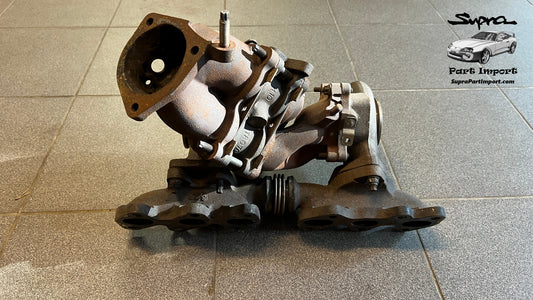 JZA80 Supra Genuine OEM LHD/RHD 2JZ-GTE Exhaust Manifold + Turbo Elbow (17104-46010 + 17291-46010)