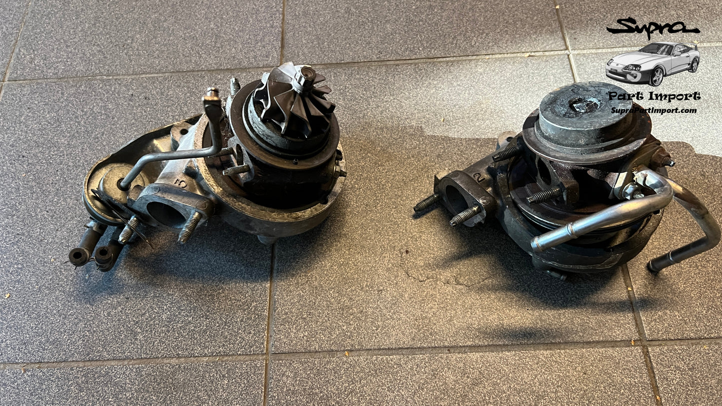 JZA80 Supra OEM LHD/RHD 2JZ-GTE Turbo Set (2 pc.)