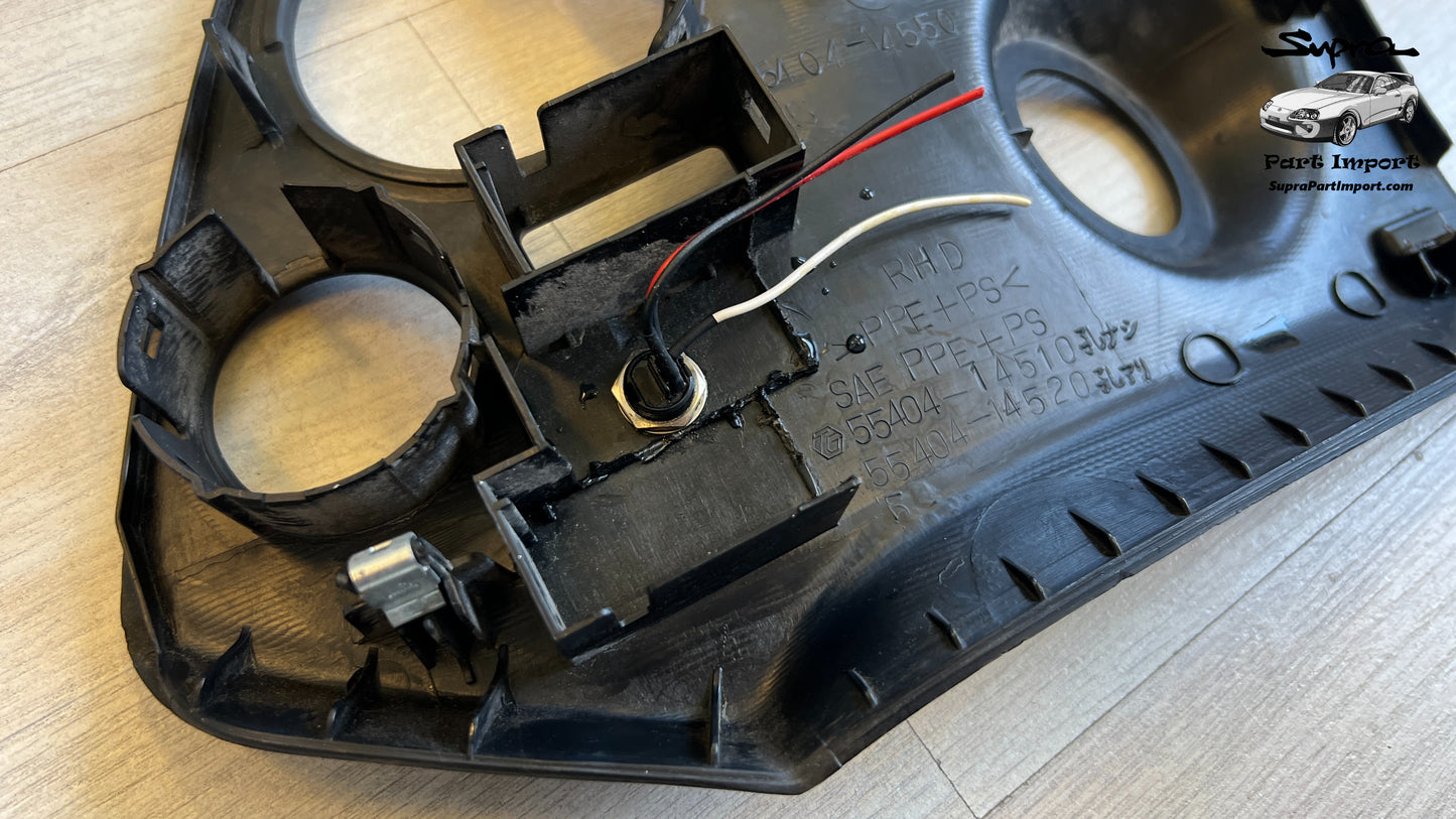 JZA80/MK4 Supra Genuine OEM S1 RHD Keyhole Trim Dash Panel (55404-14510, 55404-14520)