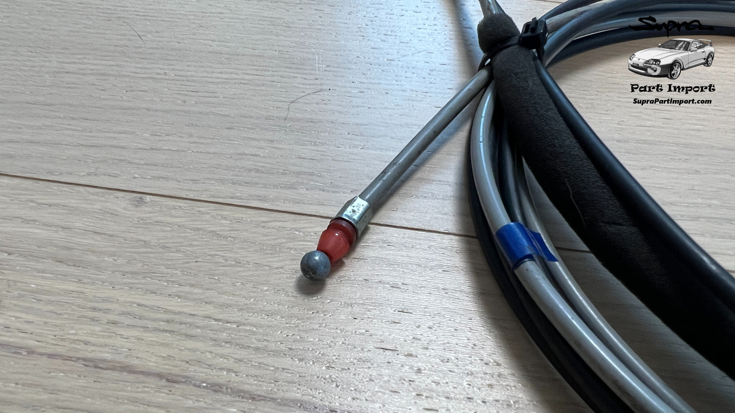 *RARE* JZA80/MK4 Supra Genuine OEM Trunk/Fuel Lid Latch /w Release Cables & Mounts