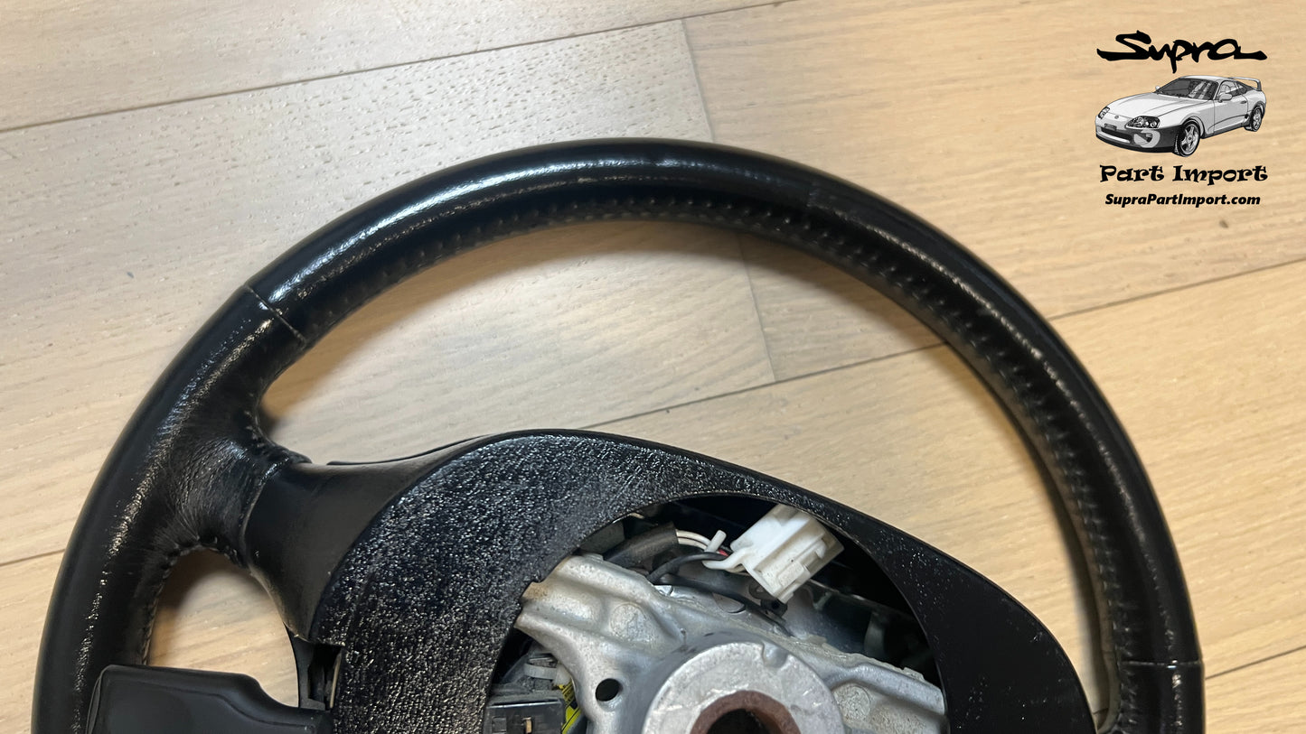 *US/EU SPEC* JZA80 Supra Genuine OEM 4-Spoke Steering Wheel w/ Cruise Control Stalk