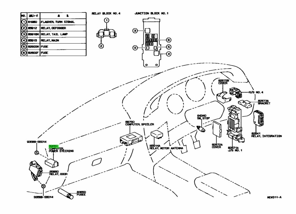 JZA80 Supra Genuine OEM Power Steering Computer Assembly (89650-14090)