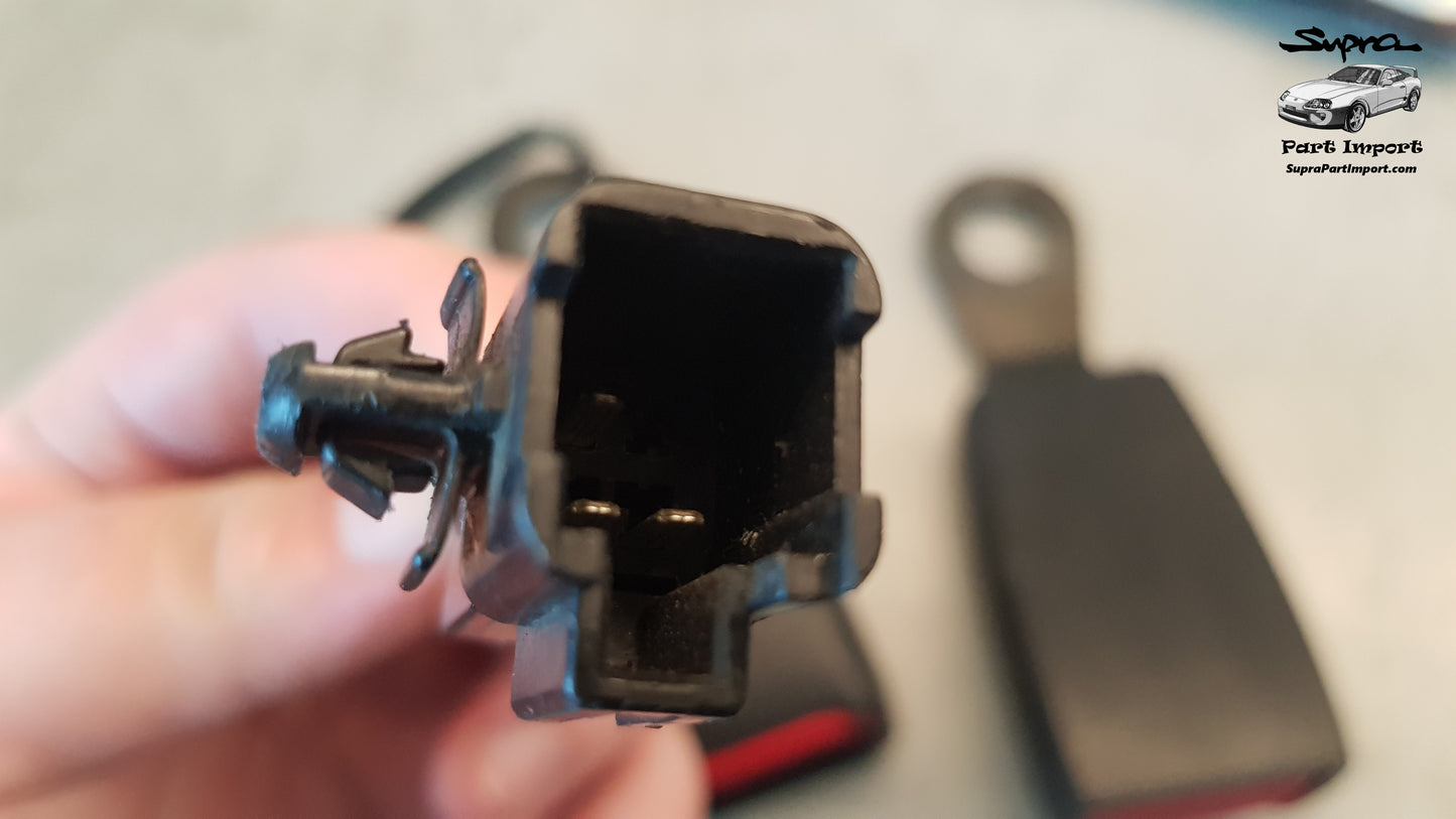 JZA80 Supra Genuine OEM Front Seat Buckle Set