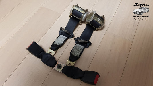 JZA80/MK4 Supra Genuine OEM Rear Safety Belt Set + Rear Buckles