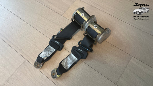 JZA80 Supra Genuine OEM Rear Safety Belt Set (73370-14171-C0 + 73360-14291-C0)