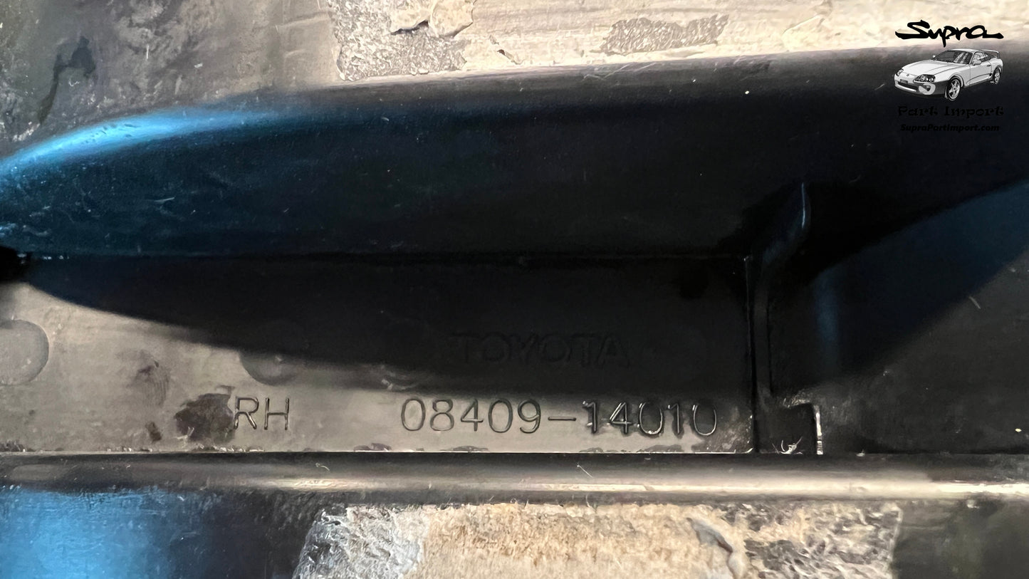 *RARE* JZA80 Supra Genuine OEM Rear Bumper License Plate Garnish Set /w Mounts