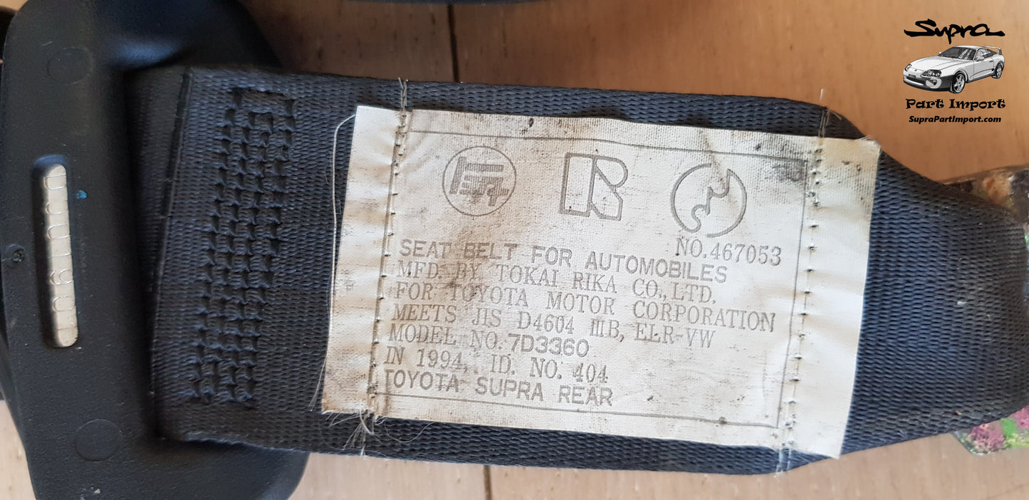 *REAR, WITH BUCKLES* JZA80/MK4 Supra Genuine OEM Rear Safety Belt Set + Rear Buckle