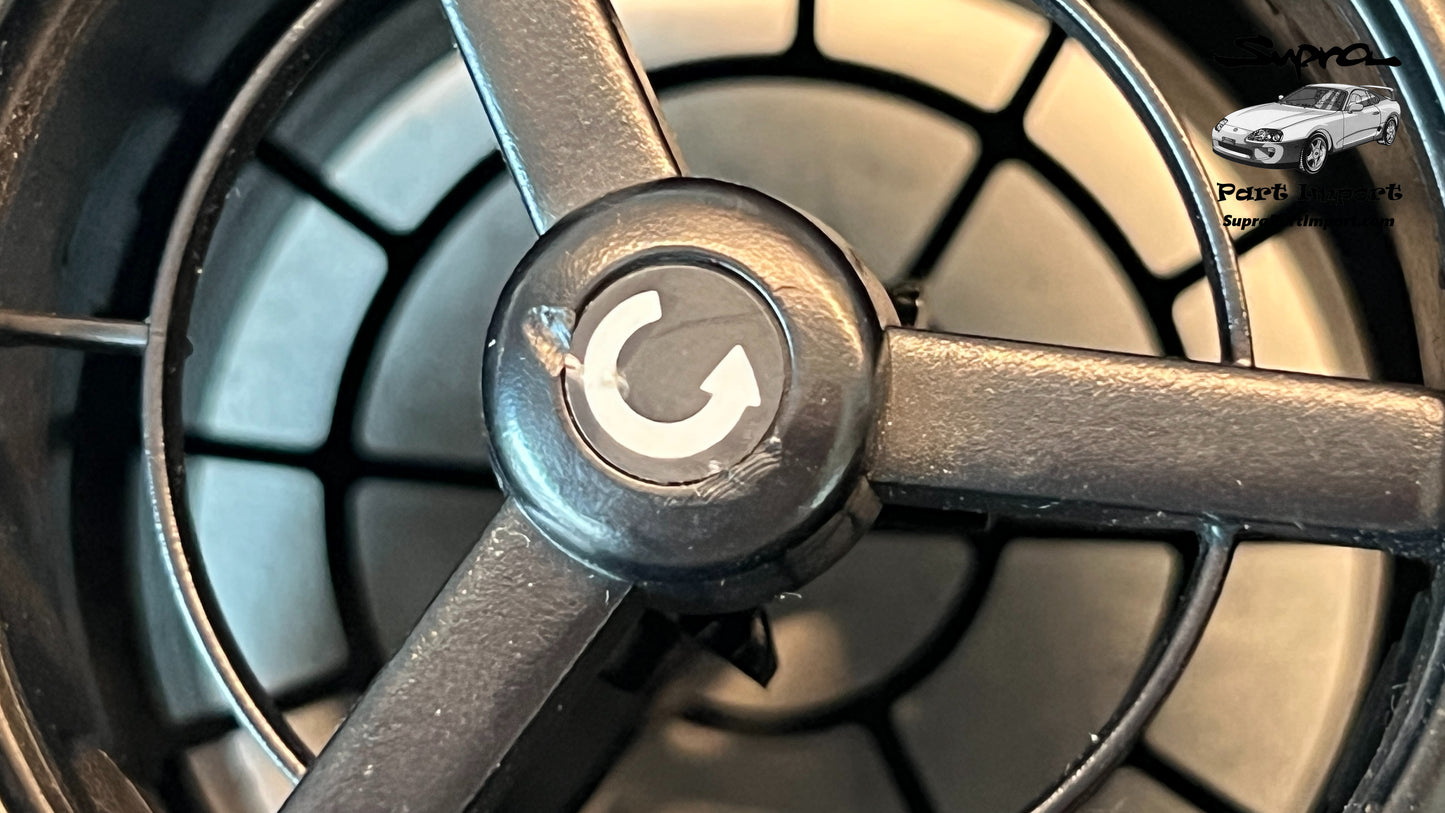 JZA80 Supra Genuine OEM Dash Panel Vent Insert (55650-14130)