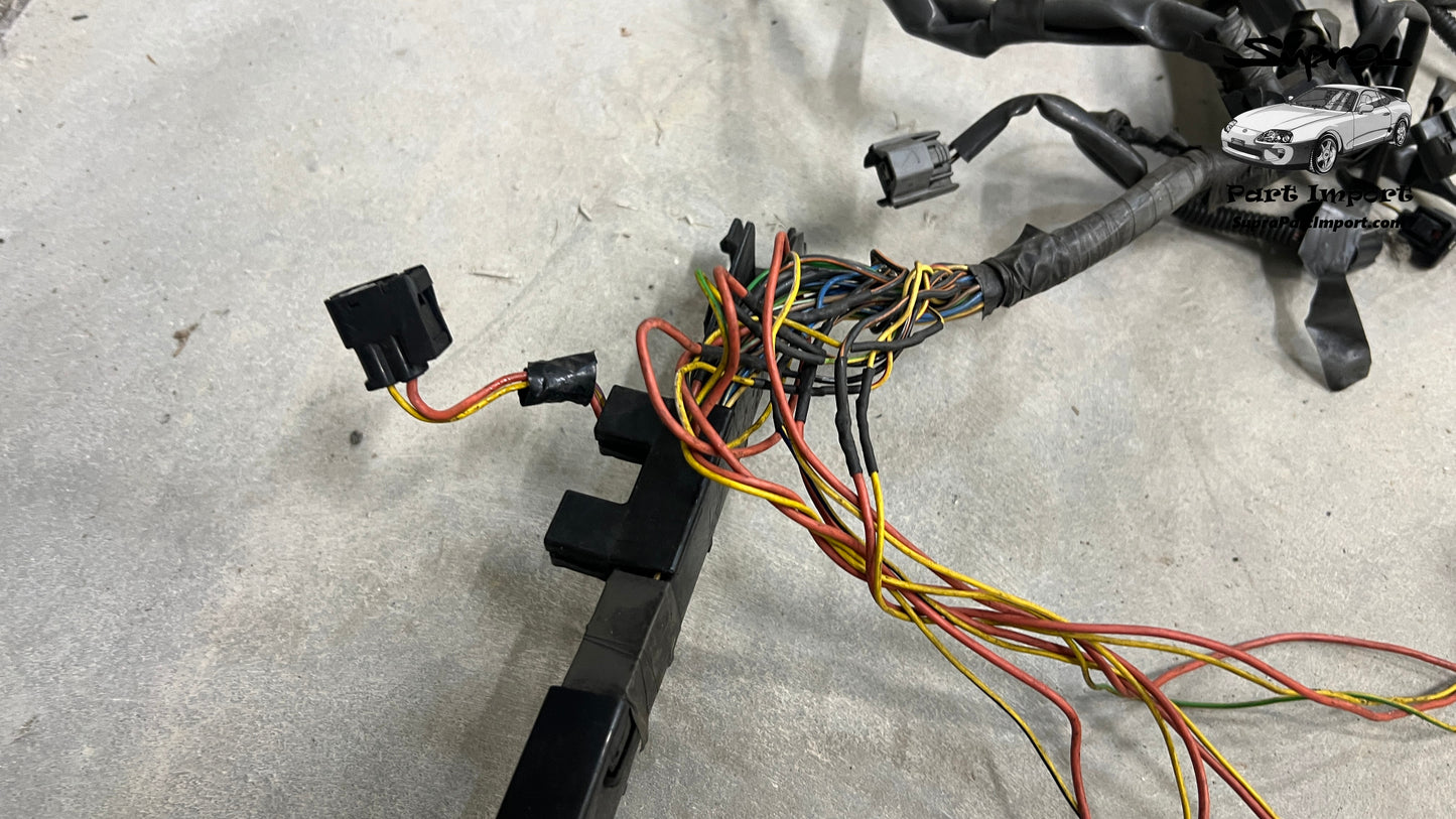 *RARE* JZA80 Supra OEM RHD TT Auto 2JZ-GTE Non-VVTi + Auto Gearbox Engine Harness (82121-14810 / 82121-14811)