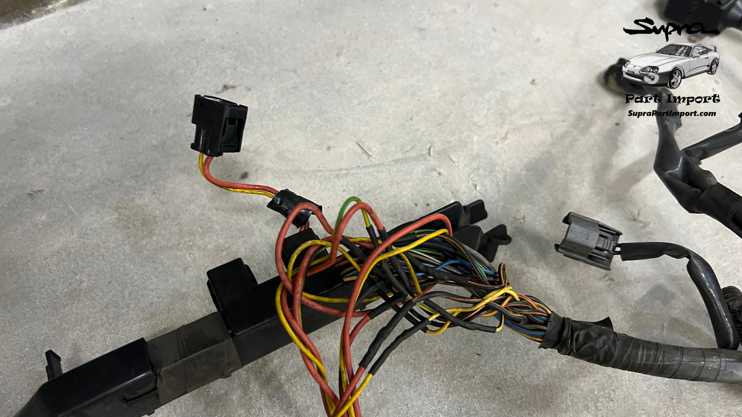 *RARE* JZA80 Supra OEM RHD TT Auto 2JZ-GTE Non-VVTi + Auto Gearbox Engine Harness (82121-14810 / 82121-14811)