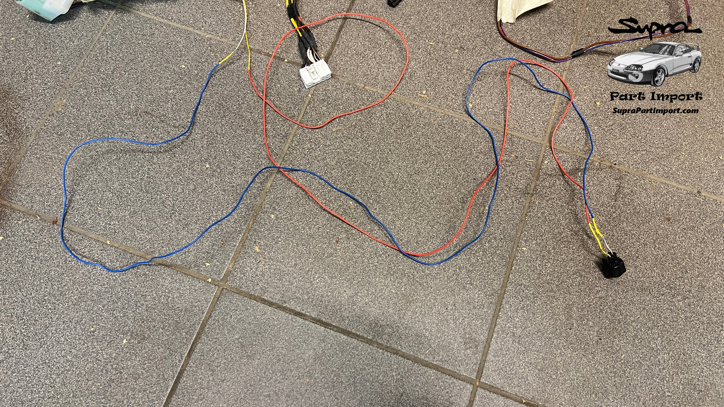 *RHD->LHD* JZA80 Supra Genuine OEM S1 LHD Wire Cowl / Interior Fuse Box + Extra Floor Harness (82131-1D640)