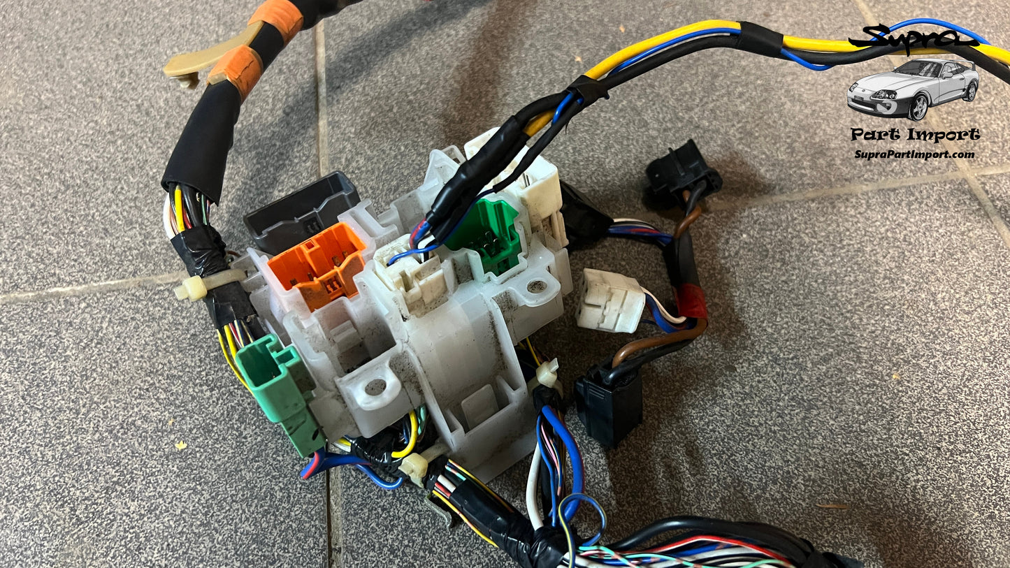 *RHD->LHD* JZA80 Supra Genuine OEM S1 LHD Wire Cowl / Interior Fuse Box + Extra Floor Harness (82131-1D640)