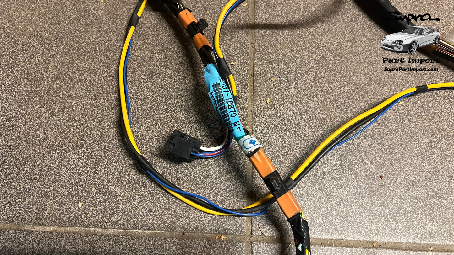 *RHD->LHD* JZA80 Supra Genuine OEM S1 LHD Wire Cowl / Interior Fuse Box + Extra Floor Harness (82131-1D640)