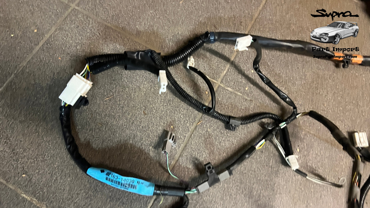 *RHD->LHD* JZA80 Supra Genuine OEM S1 LHD Wire Cowl / Interior Fuse Box + Extra Floor Harness (82131-1D640)