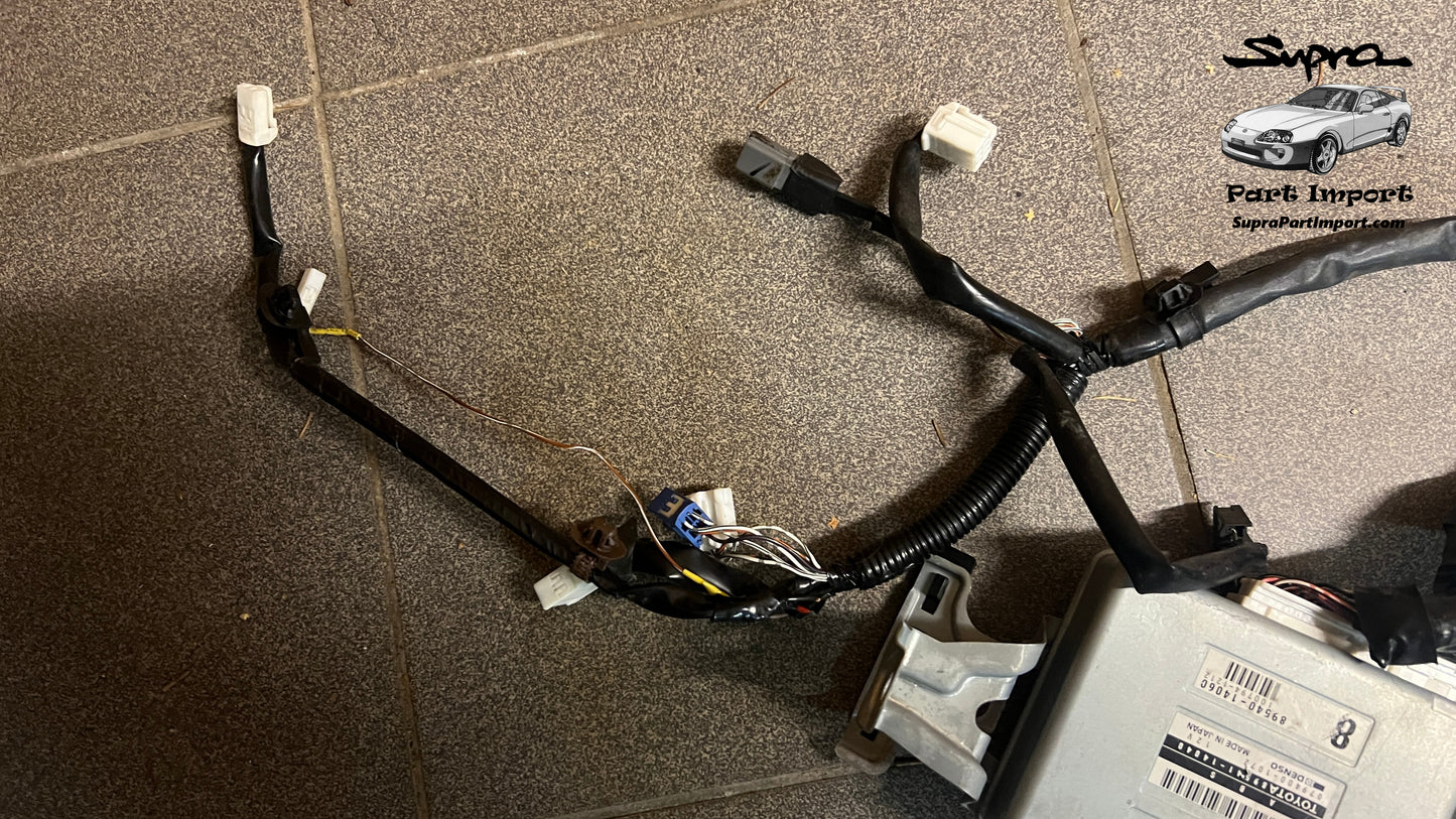 *RHD->LHD* JZA80 Supra Genuine OEM S1 LHD Wire Cowl / Interior Fuse Box + Extra Floor Harness (82131-1D640)