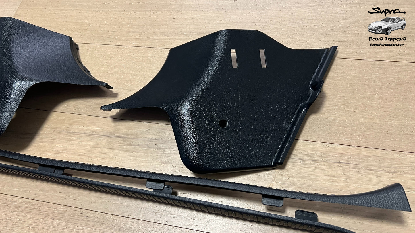 JZA80 Supra Genuine OEM RHD Interior Side Kick Panels (62102-14240-C0, 62101-14180-C0)