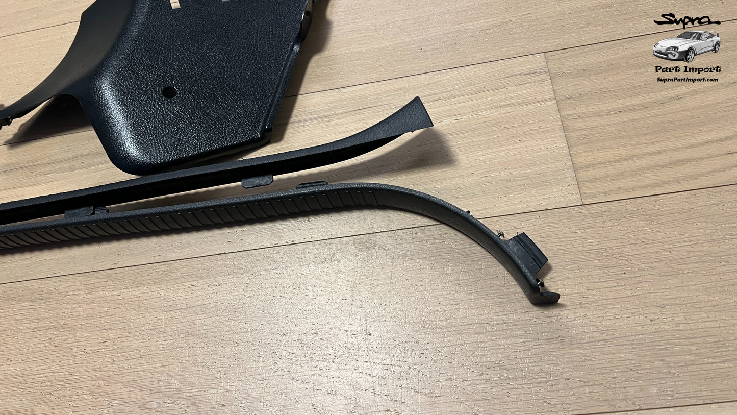 JZA80 Supra Genuine OEM RHD Interior Side Kick Panels (62102-14240-C0, 62101-14180-C0)