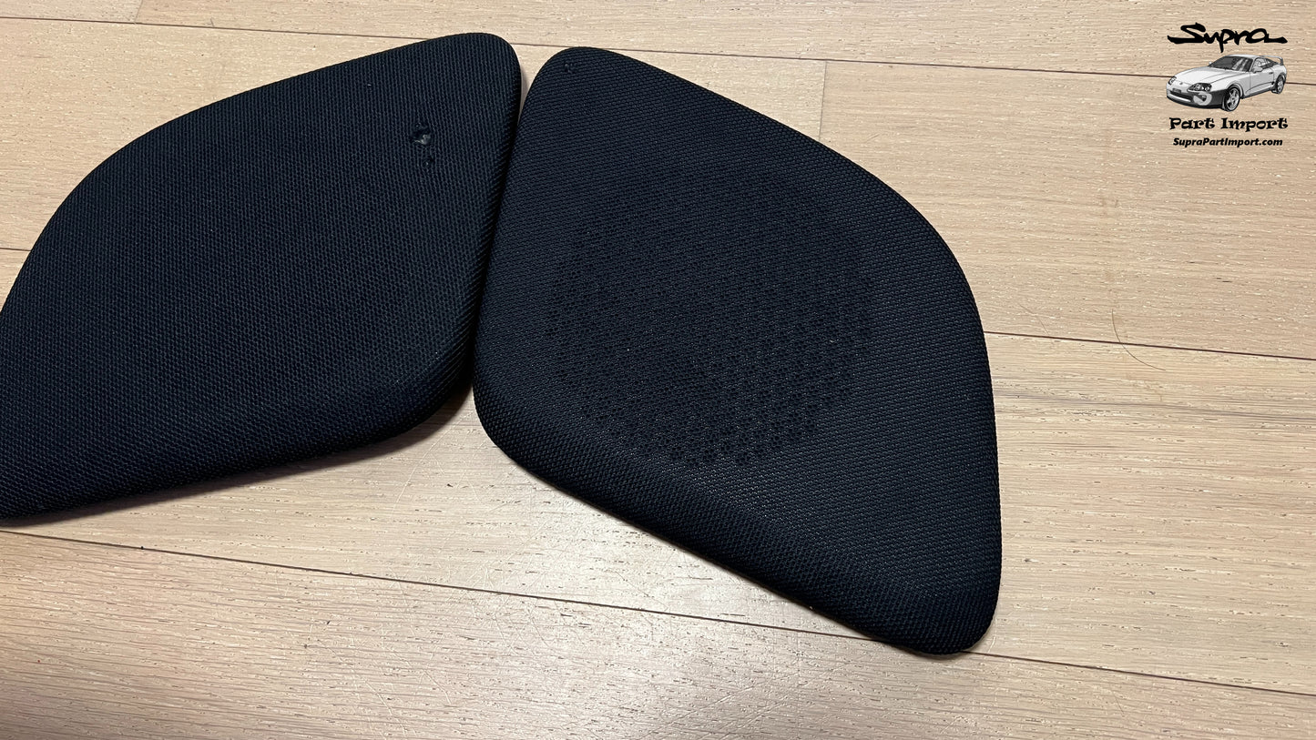 JZA80/MK4 Supra Genuine OEM Rear LH + RH Speaker Grill Panel Trim Set (64034-14080-C0 + 64033-14090-C0)