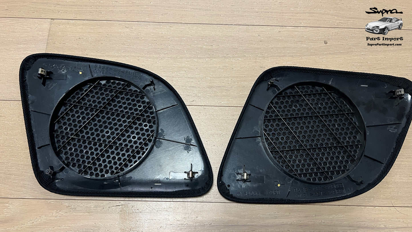 JZA80/MK4 Supra Genuine OEM Rear LH + RH Speaker Grill Panel Trim Set (64034-14080-C0 + 64033-14090-C0)