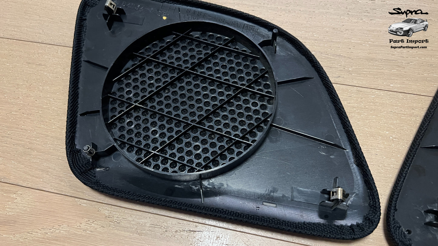 JZA80/MK4 Supra Genuine OEM Rear LH + RH Speaker Grill Panel Trim Set (64034-14080-C0 + 64033-14090-C0)