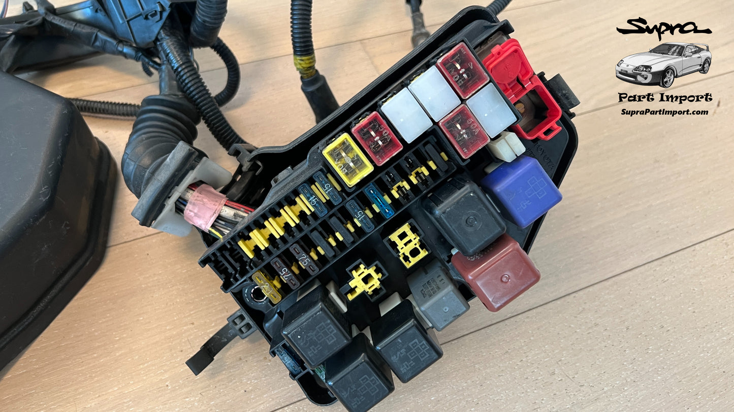 *RARE* JZA80 Supra RHD Engine Room Main Wire (Fuse Box w/ Wiring) (82111-1B470)