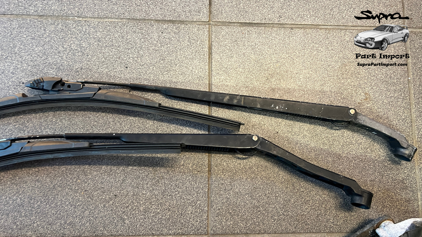 JZA80 Supra Genuine OEM RHD Front Wiper Motor Assembly + Arms (85110-14330)