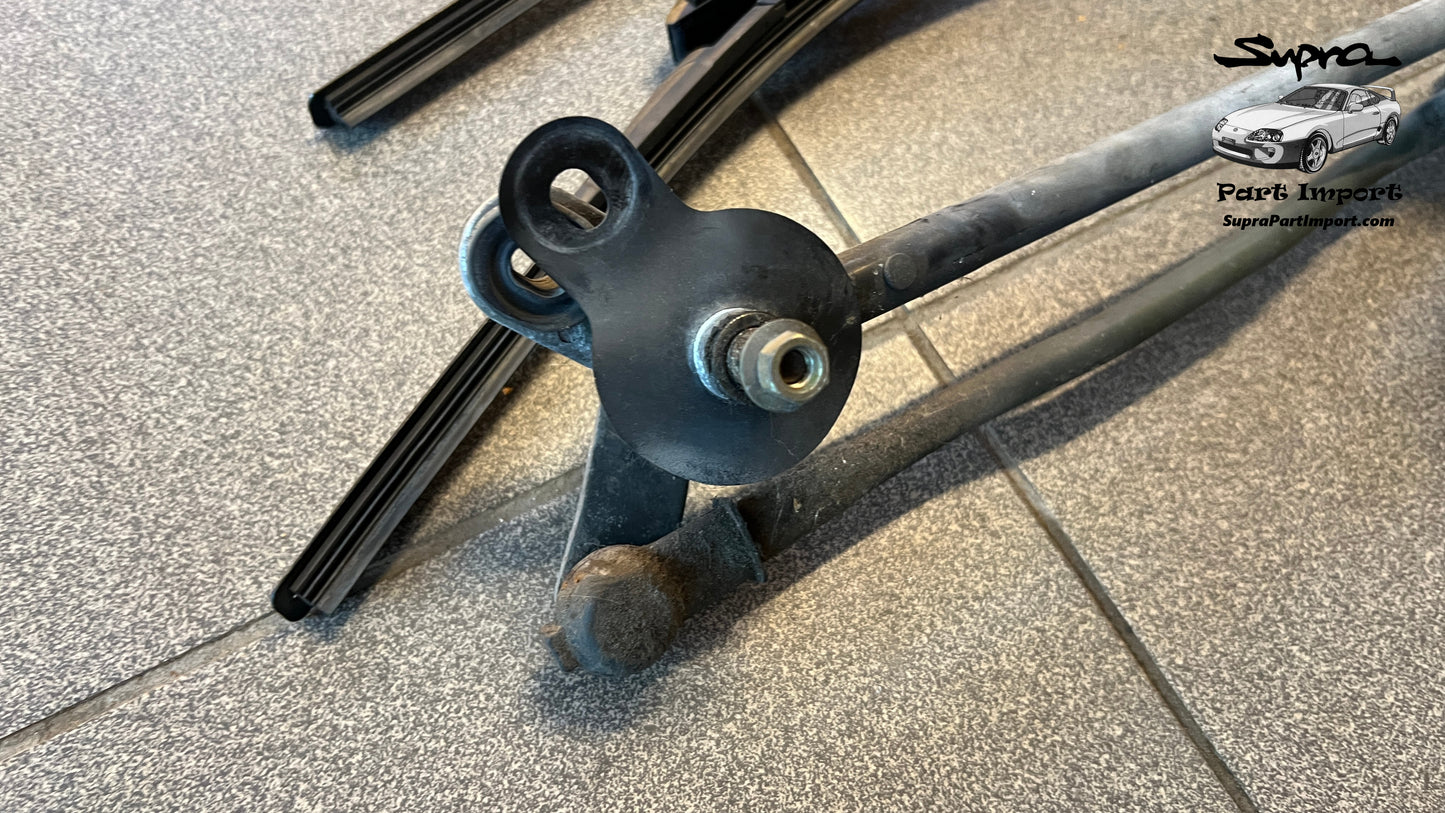 JZA80 Supra Genuine OEM RHD Front Wiper Motor Assembly + Arms (85110-14330)