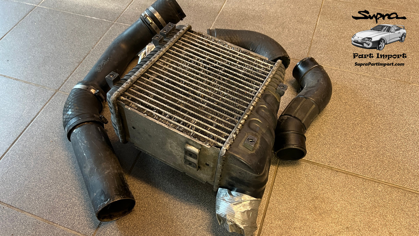 JZA80 Supra LHD/RHD 2JZ-GTE Engine Intercooler w/ Piping (17940-46070)