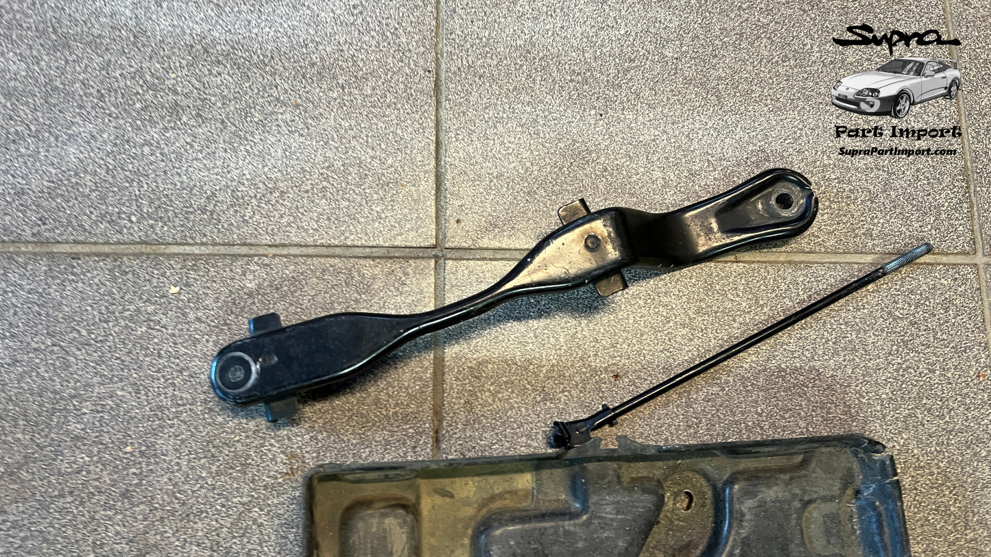 JZA80 Supra OEM LHD/RHD Battery Tray + Holder Set (74431-14070 + 74404-14321)