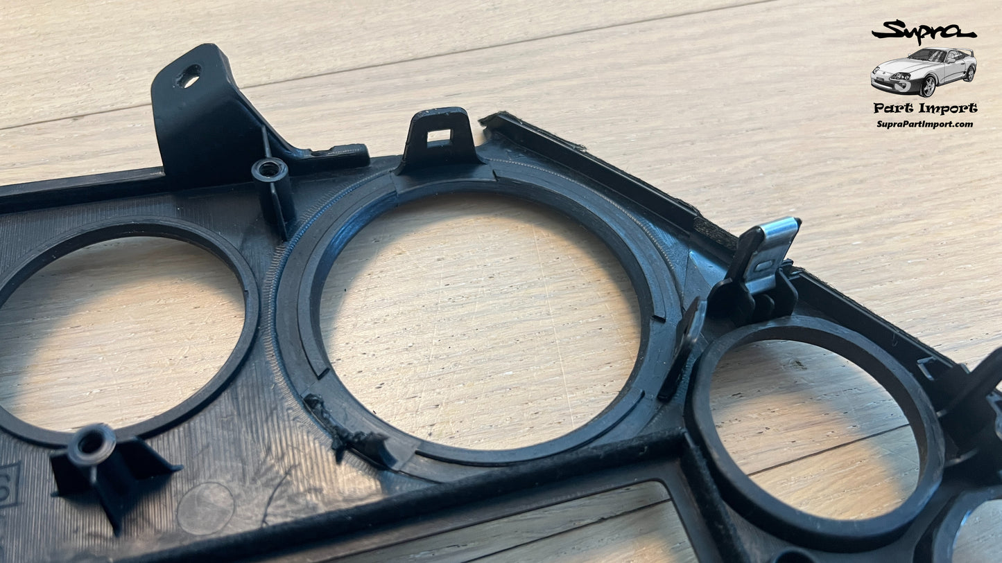 JZA80/MK4 Supra Genuine OEM S1 RHD Radio Panel, Center Instrument Cluster Finish (55405-14120)