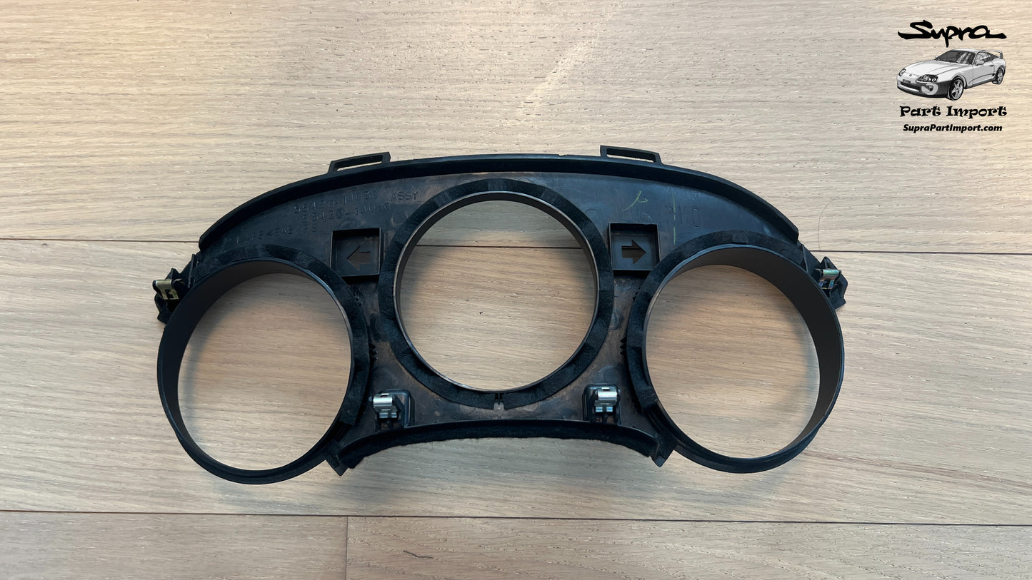 JZA80/MK4 Supra Genuine OEM S1 LHD/RHD Center Speedometer Panel, Center Instrument Cluster Finish (55405-14120)