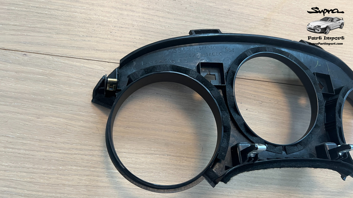 JZA80/MK4 Supra Genuine OEM S1 LHD/RHD Center Speedometer Panel, Center Instrument Cluster Finish (55405-14120)