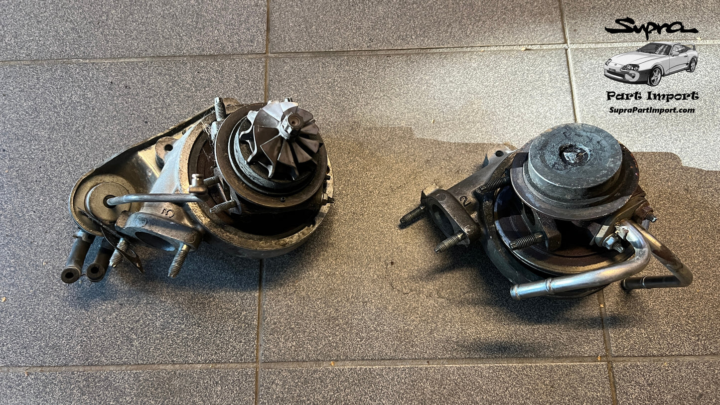 JZA80 Supra OEM LHD/RHD 2JZ-GTE Turbo Set (2 pc.)