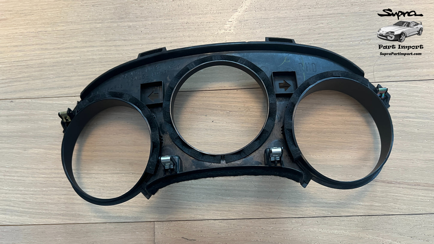 JZA80/MK4 Supra Genuine OEM S1 LHD/RHD Center Speedometer Panel, Center Instrument Cluster Finish (55405-14120)