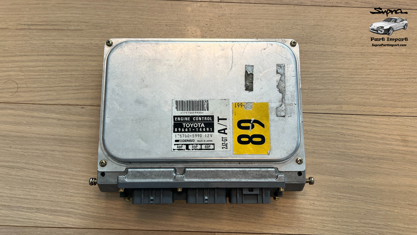 JZA80/MK4 Supra Genuine OEM 2JZ-GTE A/T ECU (89661-14491)
