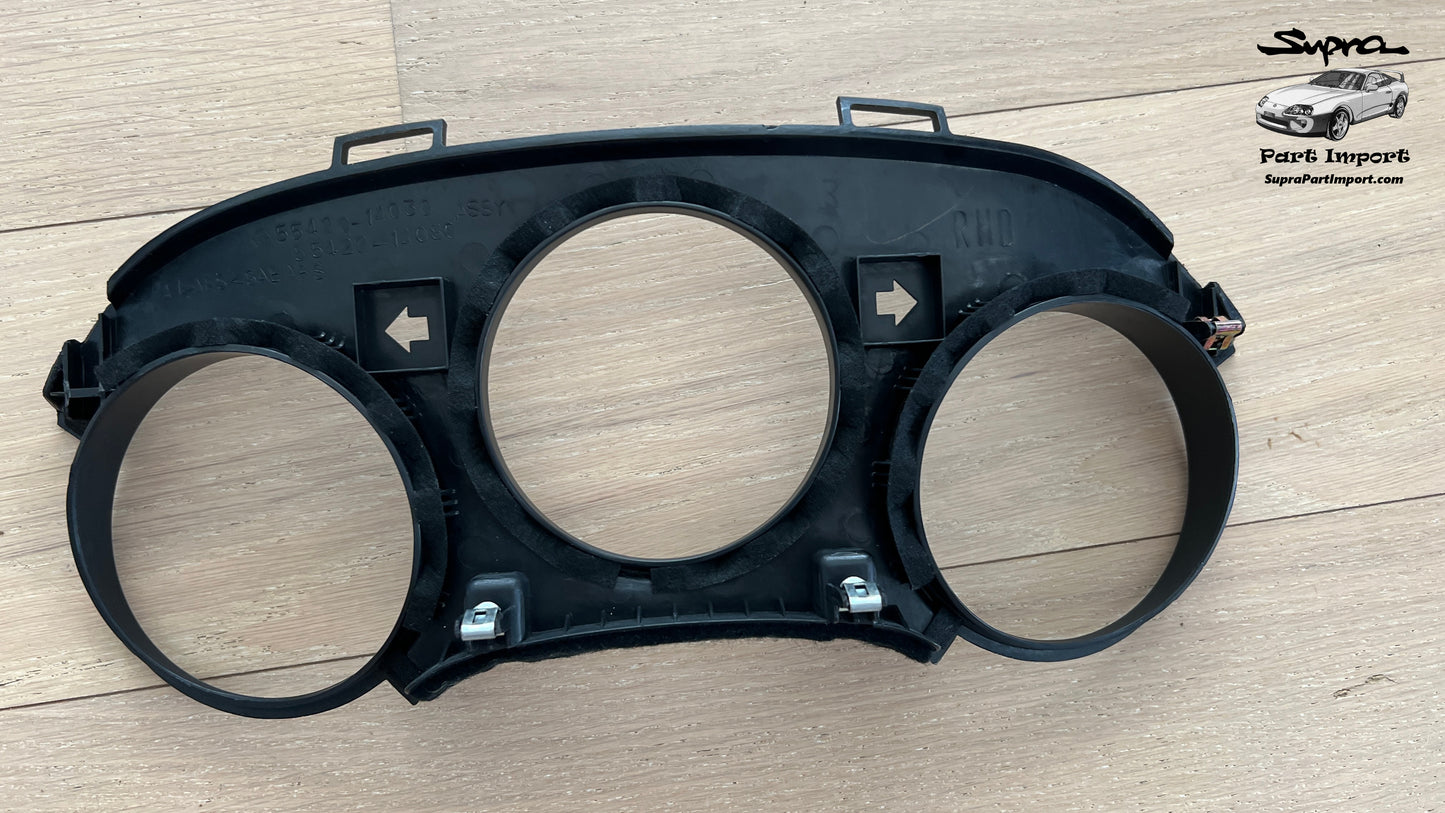 JZA80/MK4 Supra Genuine OEM S1 LHD/RHD Center Speedometer Panel, Center Instrument Cluster Finish (55405-14120)