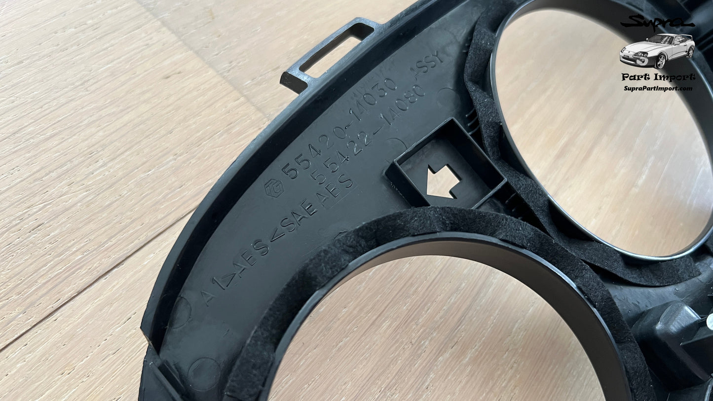 JZA80/MK4 Supra Genuine OEM S1 LHD/RHD Center Speedometer Panel, Center Instrument Cluster Finish (55405-14120)