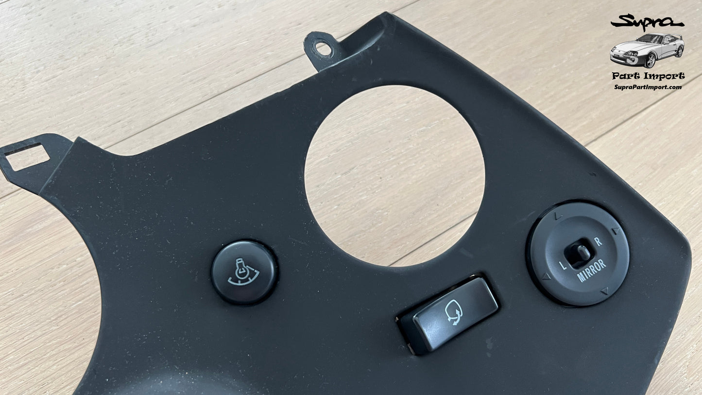 *RARE* JZA80 Supra Genuine OEM S1 RHD Keyhole Trim Dash Panel (55404-14510, 55404-14520)