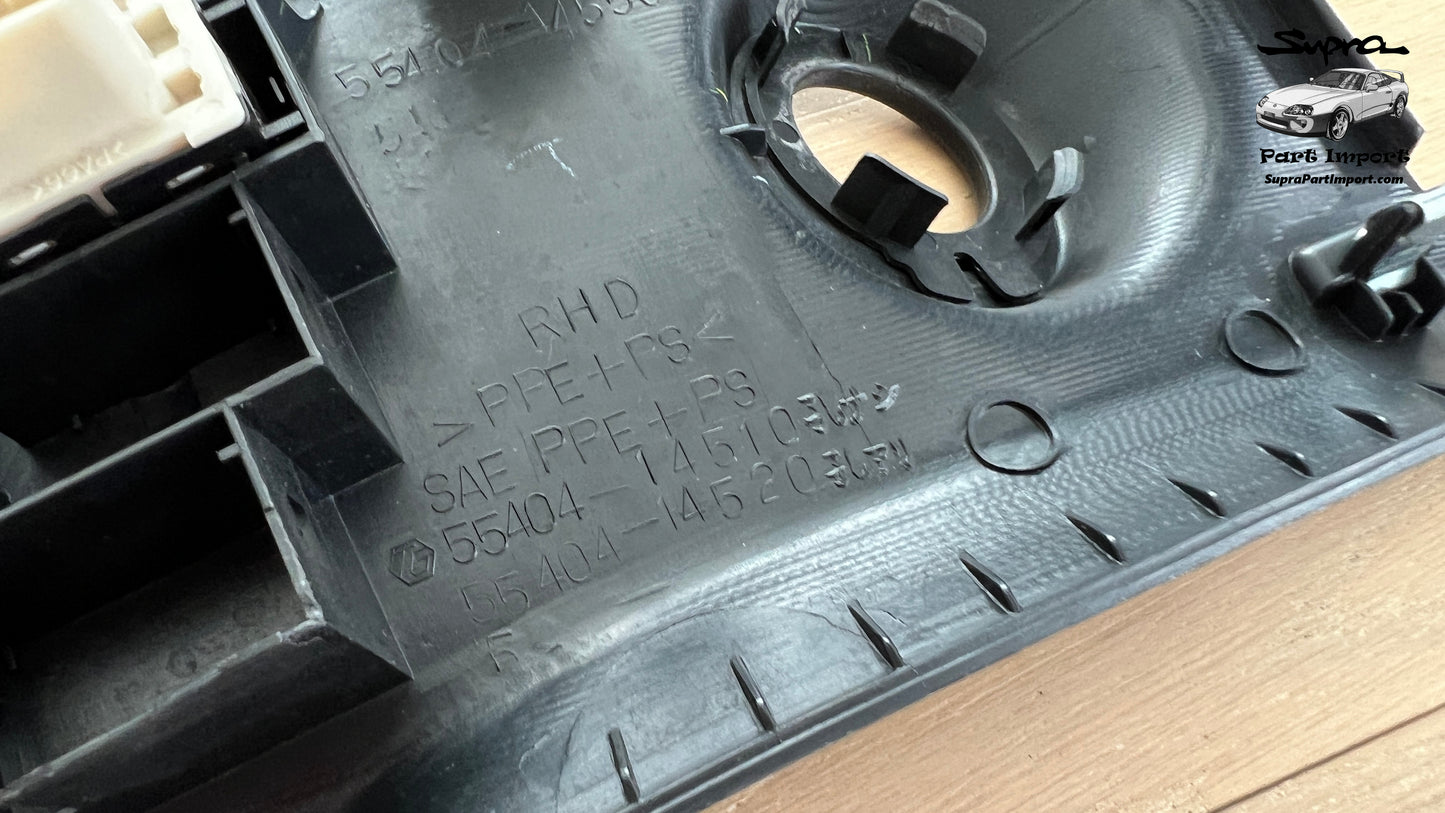 *RARE* JZA80 Supra Genuine OEM S1 RHD Keyhole Trim Dash Panel (55404-14510, 55404-14520)