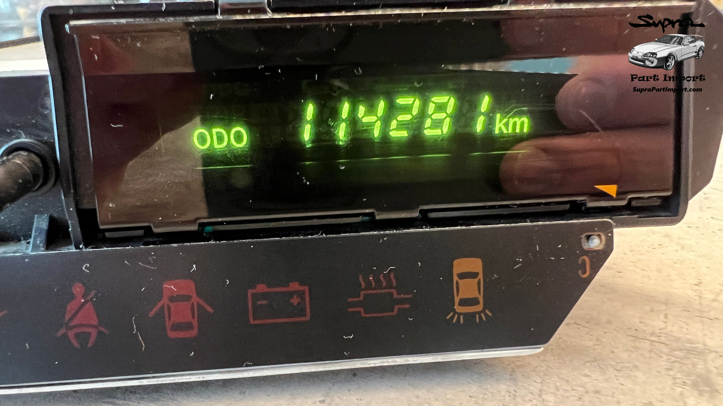 JZA80 Supra Genuine OEM S1 RHD 114281km Odometer Assembly (83950-14090)