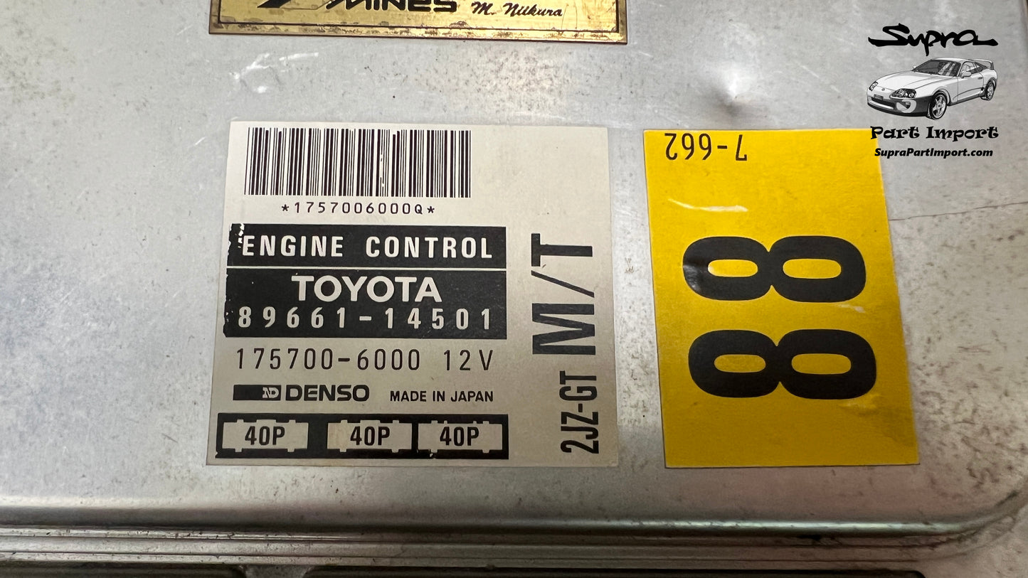 *MINE'S* JZA80 Supra MINE's ECU M/T 2JZ-GTE Non-VVTi (89661-14501)