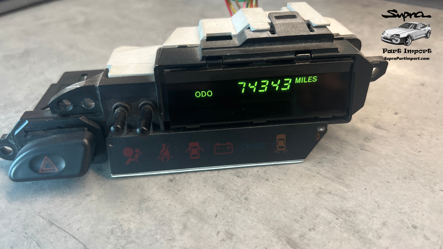 *RARE* JZA80 Supra Genuine OEM S1 EU/UK-Spec RHD 74343 MILES Odometer Assembly, 83950-14090