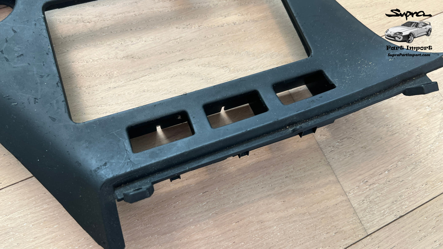 *For Project* JZA80/MK4 Supra Genuine OEM S1 LHD Radio Panel, Center Instrument Cluster Finish (55405-14140)