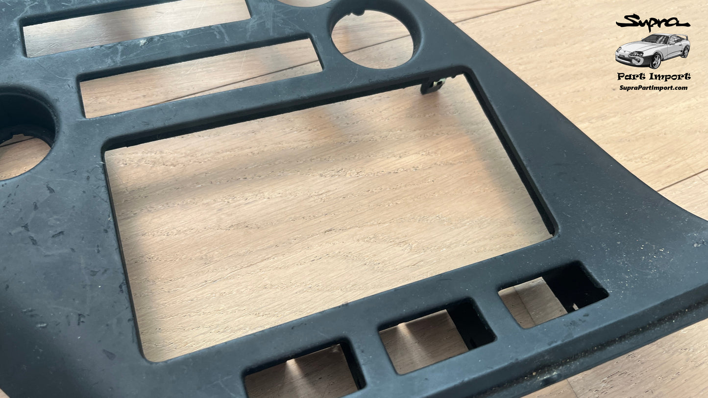 *For Project* JZA80/MK4 Supra Genuine OEM S1 LHD Radio Panel, Center Instrument Cluster Finish (55405-14140)