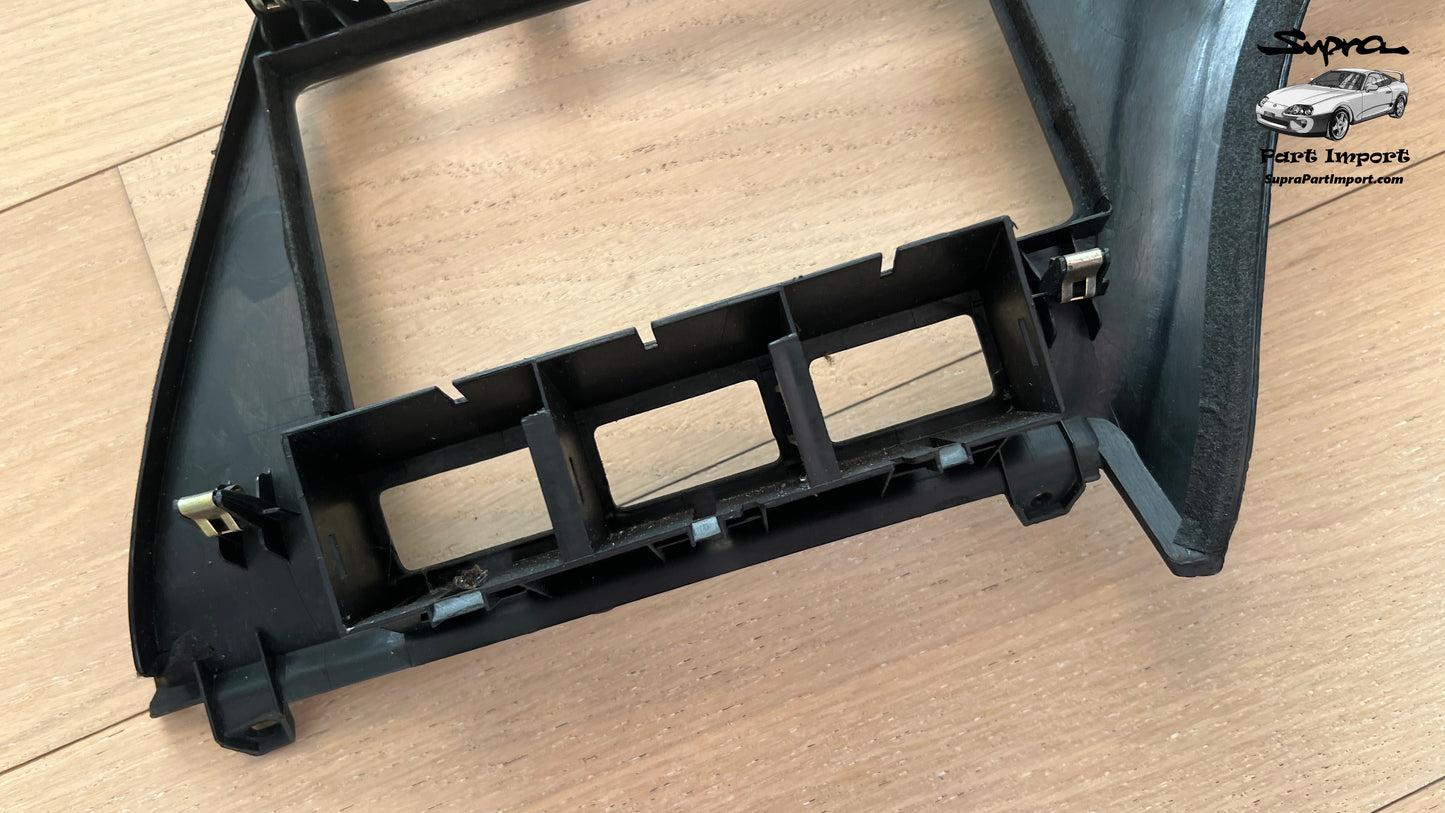 *For Project* JZA80/MK4 Supra Genuine OEM S1 LHD Radio Panel, Center Instrument Cluster Finish (55405-14140)