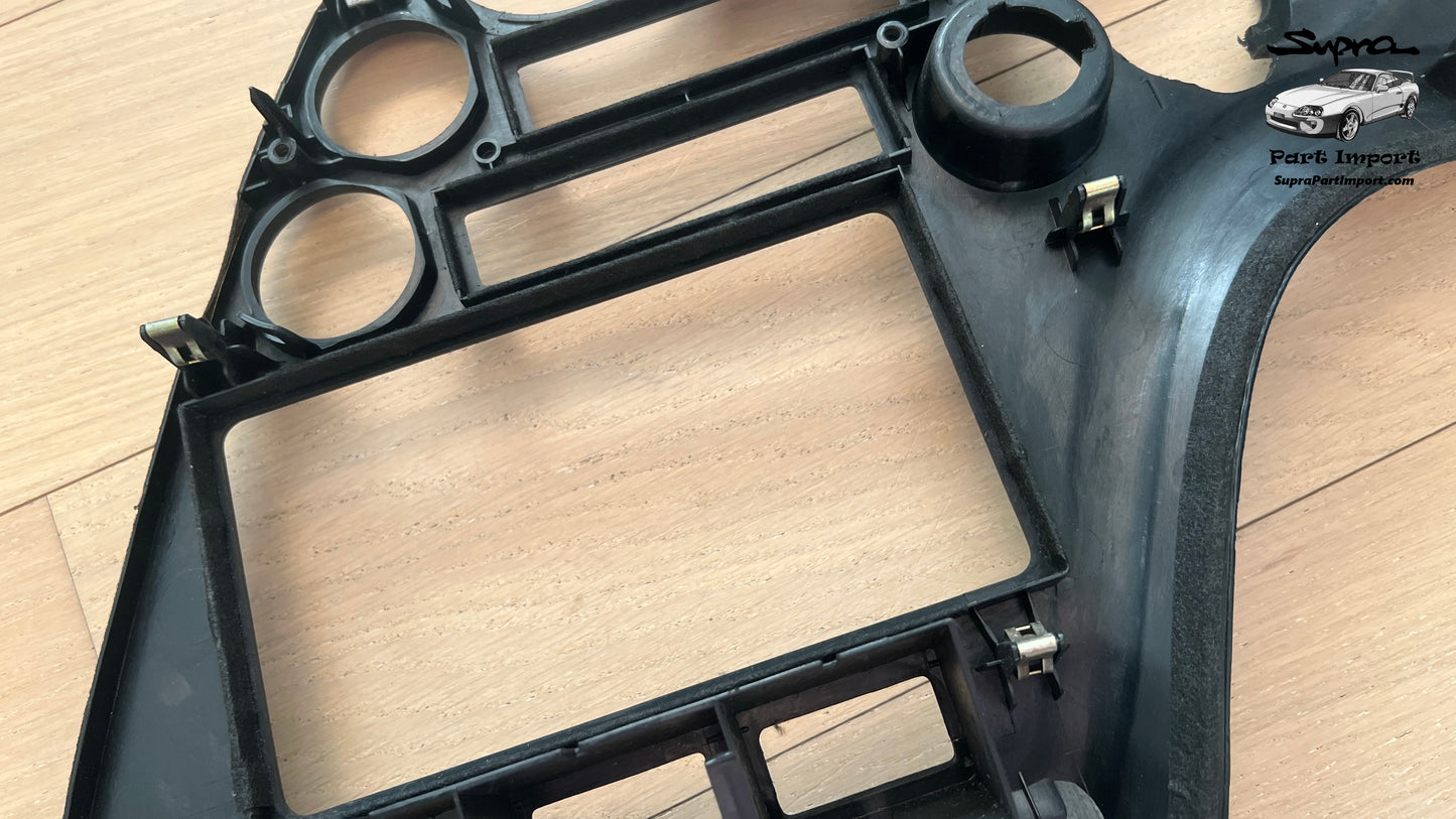 *For Project* JZA80/MK4 Supra Genuine OEM S1 LHD Radio Panel, Center Instrument Cluster Finish (55405-14140)