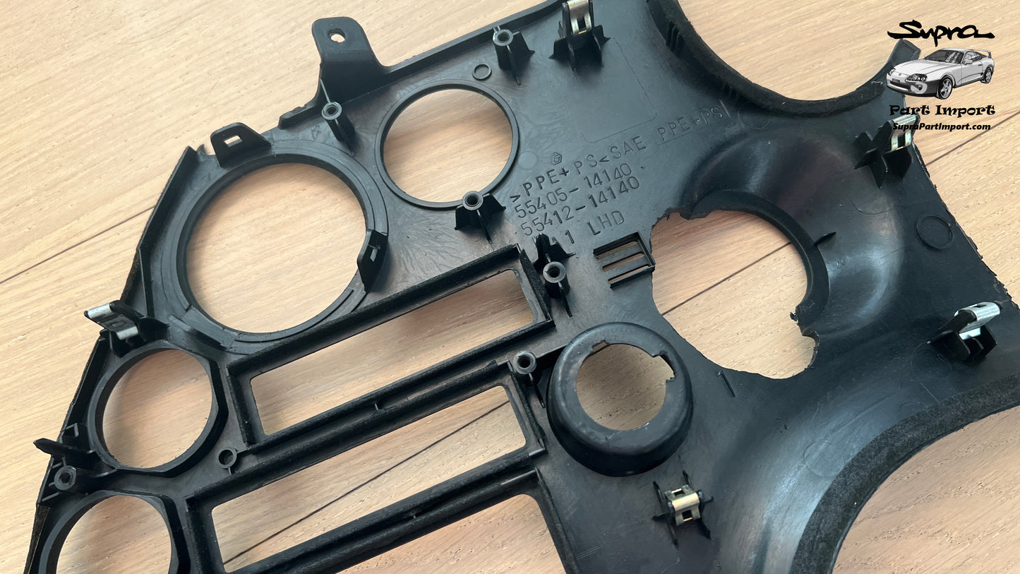 *For Project* JZA80/MK4 Supra Genuine OEM S1 LHD Radio Panel, Center Instrument Cluster Finish (55405-14140)