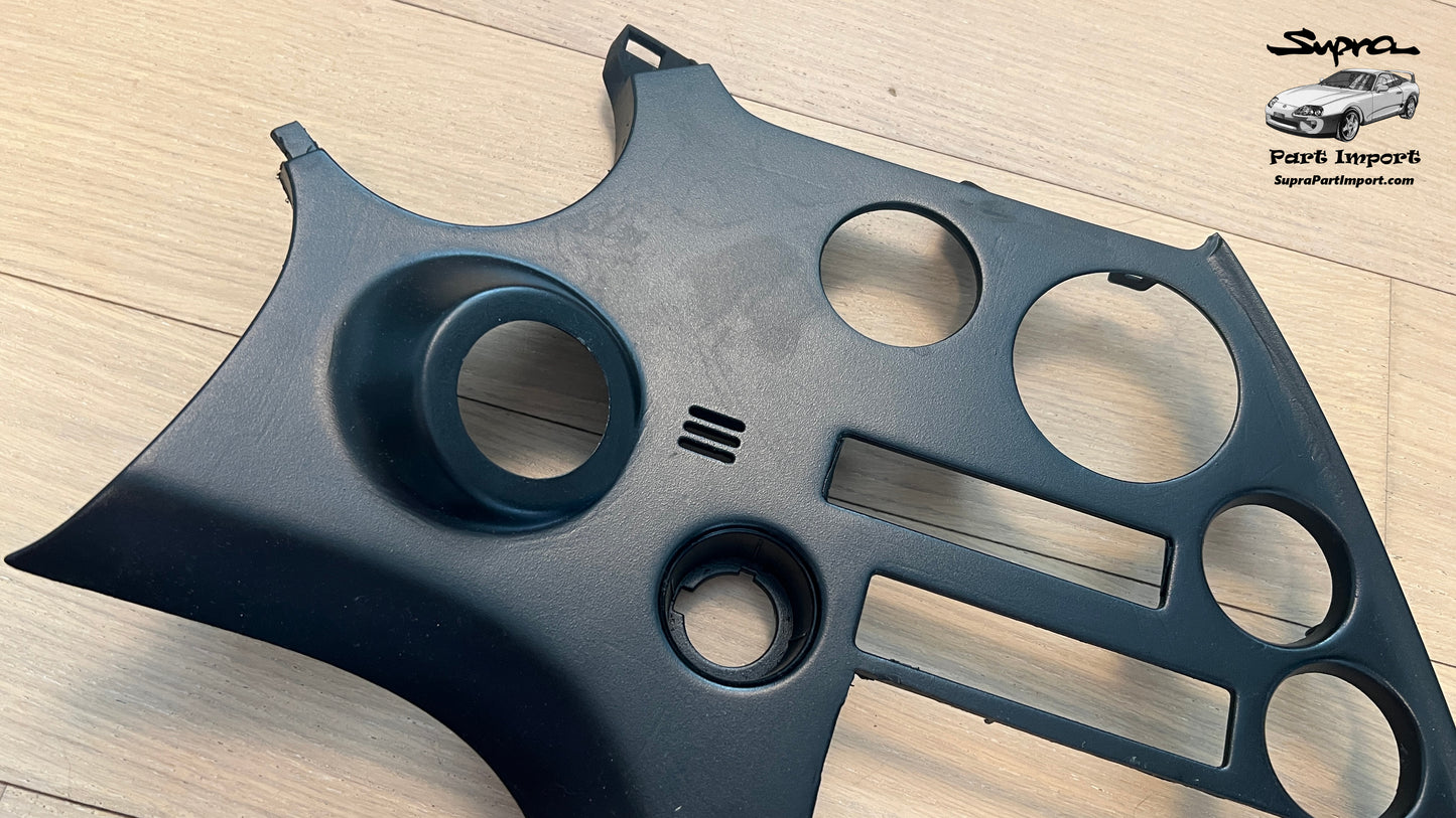 *For Project* JZA80/MK4 Supra Genuine OEM S1 LHD Radio Panel, Center Instrument Cluster Finish (55405-14140)