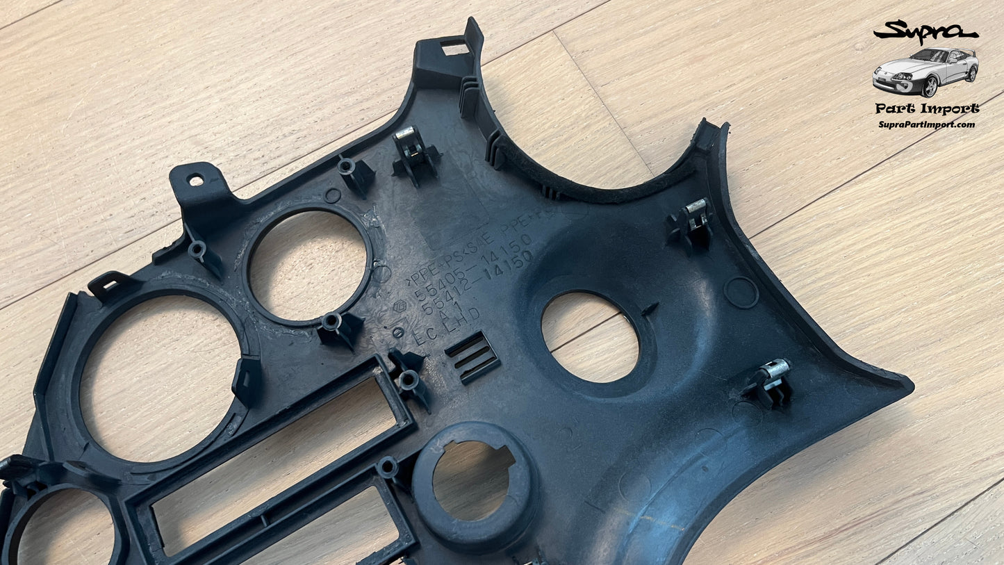 *For Project* JZA80/MK4 Supra Genuine OEM S1 LHD Radio Panel, Center Instrument Cluster Finish (55405-14140)